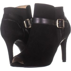 Marc Fisher Shimmee Peep Toe Heeled Booties